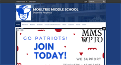 Desktop Screenshot of moultrie.ccsdschools.com