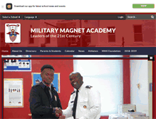 Tablet Screenshot of militarymagnet.ccsdschools.com