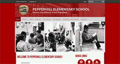Desktop Screenshot of pepperhill.ccsdschools.com