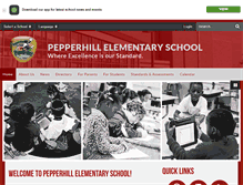 Tablet Screenshot of pepperhill.ccsdschools.com