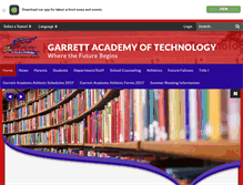 Tablet Screenshot of garrett.ccsdschools.com