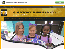 Tablet Screenshot of hunleypark.ccsdschools.com