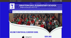 Desktop Screenshot of draytonhall.ccsdschools.com