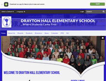 Tablet Screenshot of draytonhall.ccsdschools.com